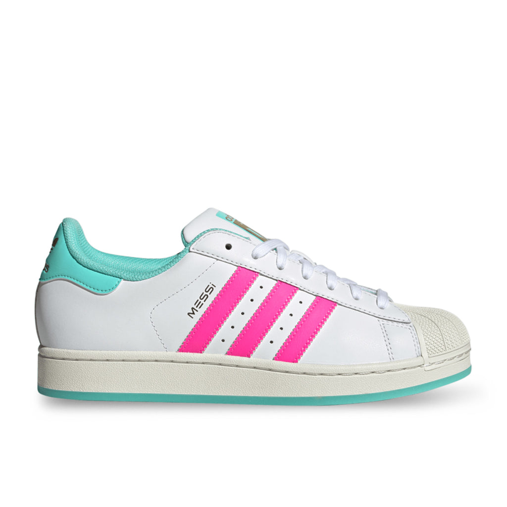 ADIDAS SUPERSTAR MESSI - FTWR WHITE/LUCID PINK/FLASH AQUA