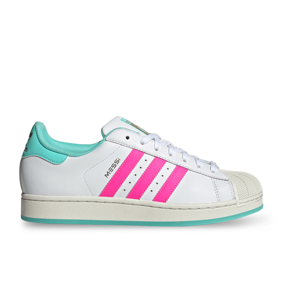 ADIDAS SUPERSTAR MESSI - FTWR WHITE/LUCID PINK/FLASH AQUA