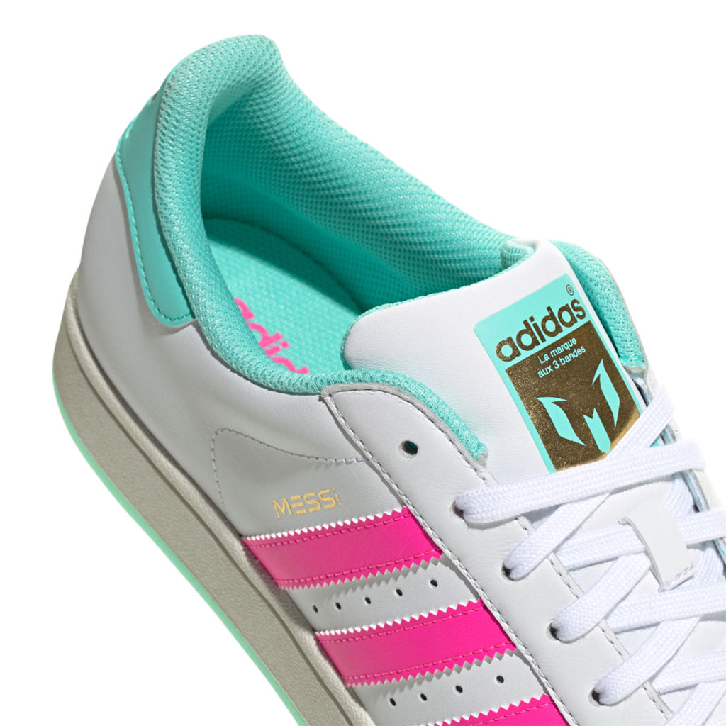 ADIDAS SUPERSTAR MESSI - FTWR WHITE/LUCID PINK/FLASH AQUA