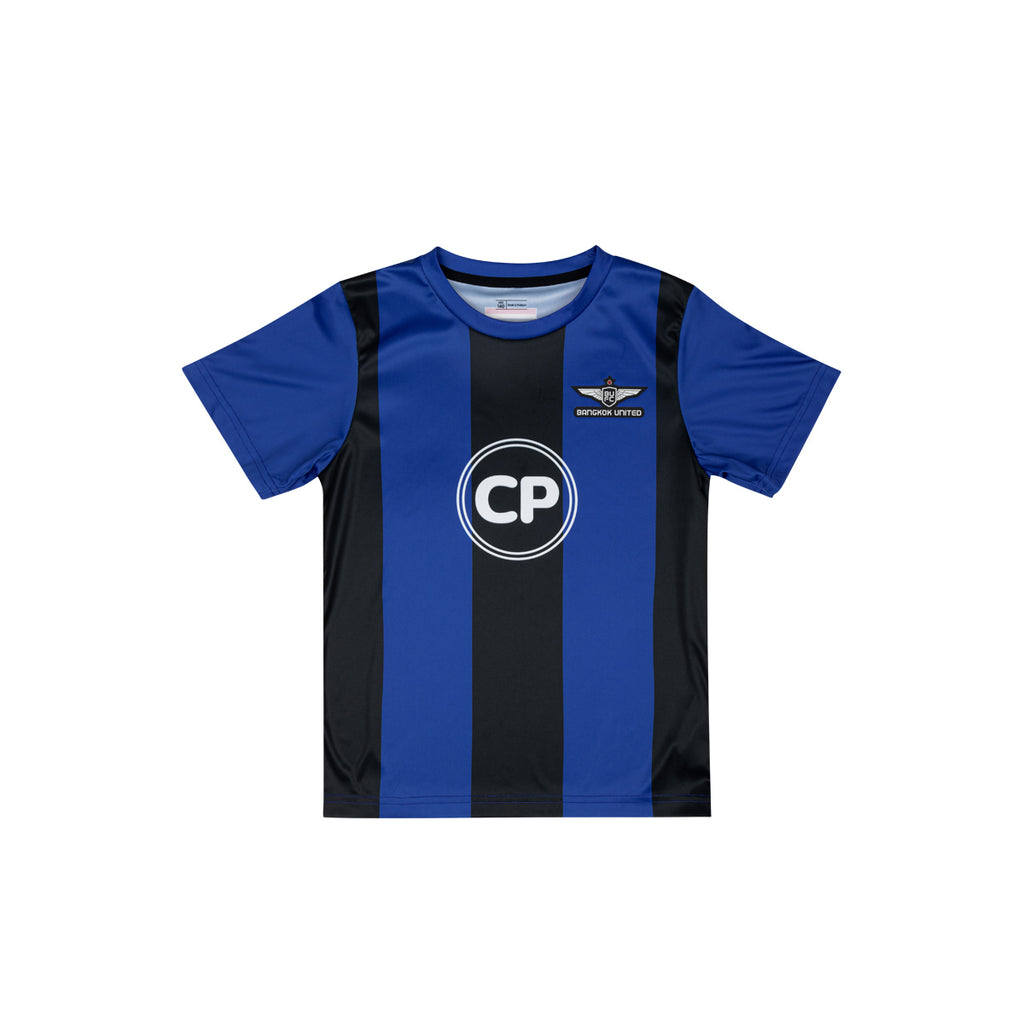 TRUE BANGKOK UNITED 2025/2026 ACL HOME KIDS JERSEY - BLUE/BLACK/BLUE