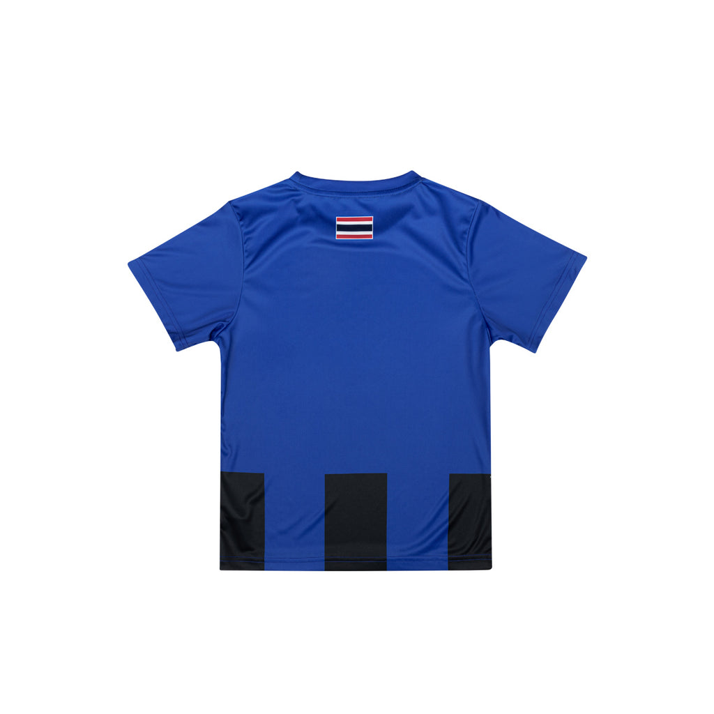 TRUE BANGKOK UNITED 2025/2026 ACL HOME KIDS JERSEY - BLUE/BLACK/BLUE