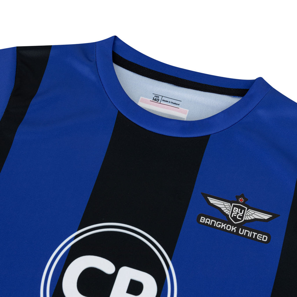TRUE BANGKOK UNITED 2025/2026 ACL HOME KIDS JERSEY - BLUE/BLACK/BLUE