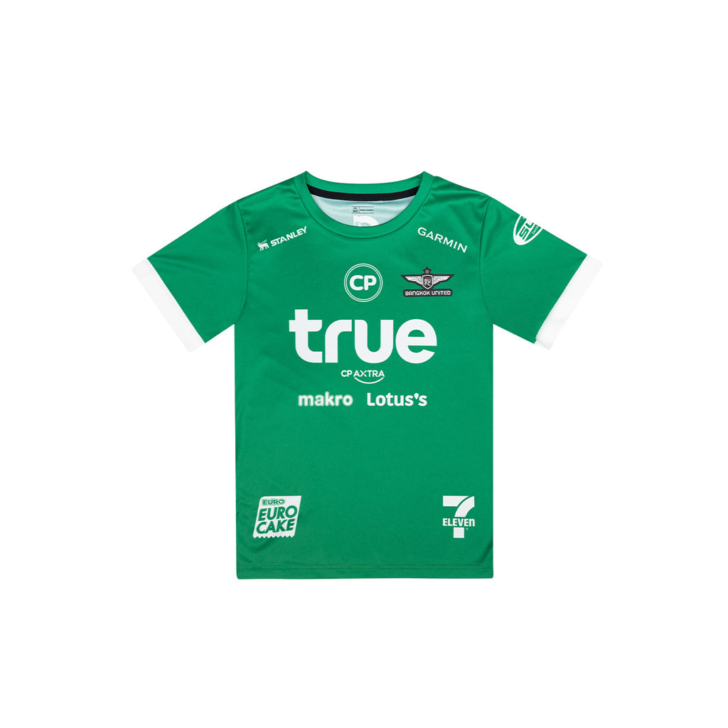 TRUE BANGKOK UNITED 2025/2026 HOME GK KIDS JERSEY - GREEN/WHITE/GREEN