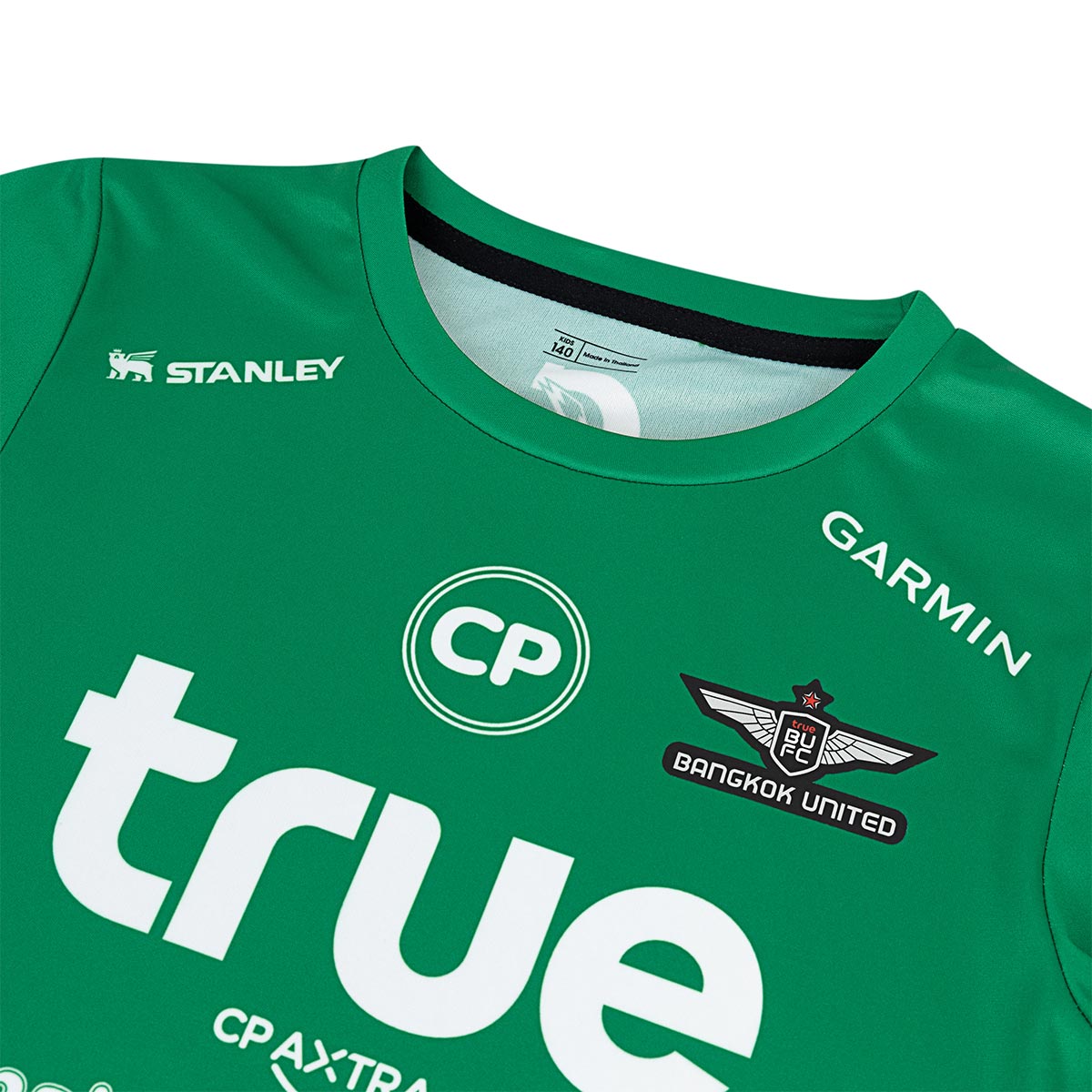 TRUE BANGKOK UNITED 2025/2026 HOME GK KIDS JERSEY - GREEN/WHITE/GREEN