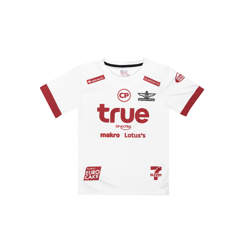 TRUE BANGKOK UNITED 2025/2026 THIRD KIDS JERSEY - WHITE/RED/WHITE