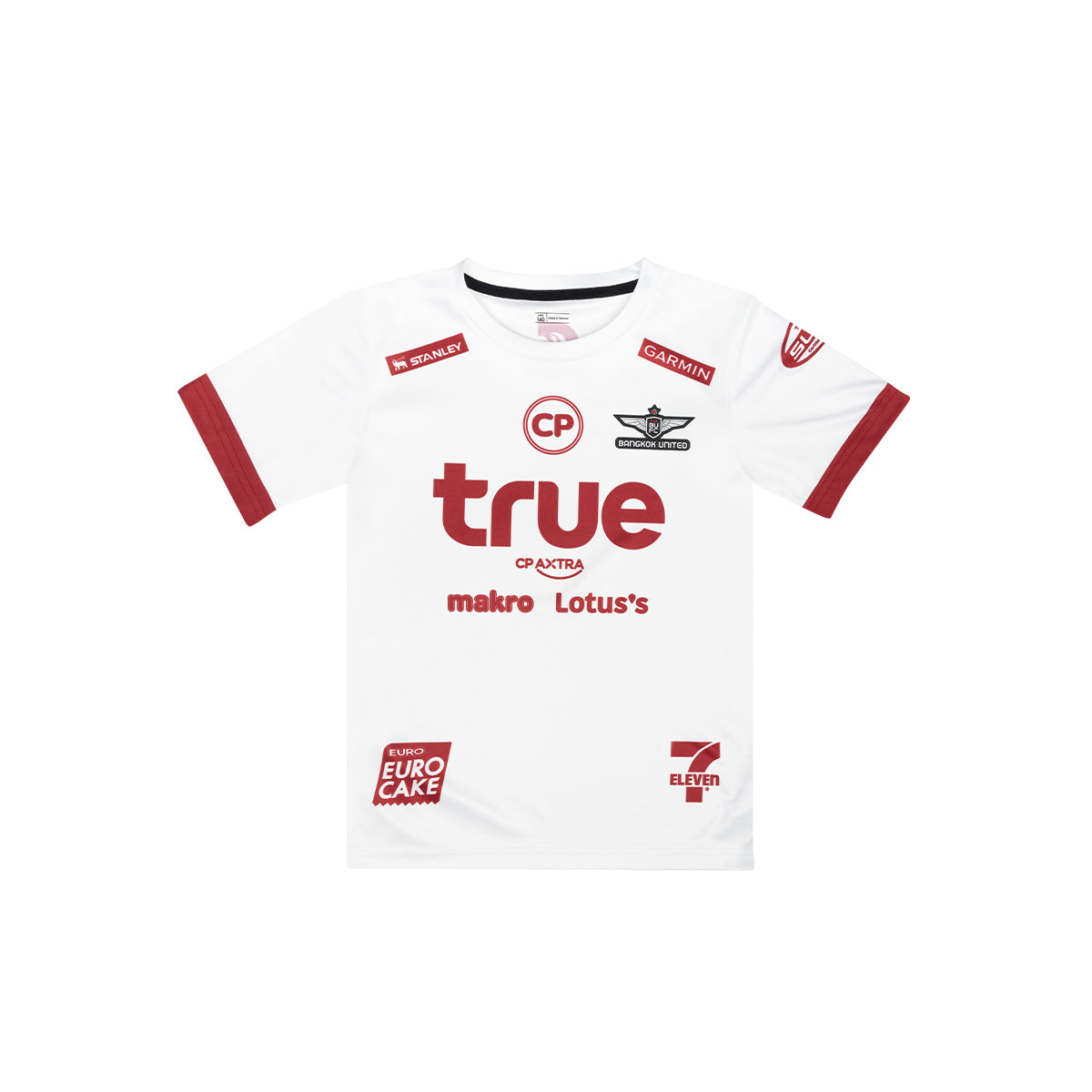 TRUE BANGKOK UNITED 2025/2026 THIRD KIDS JERSEY - WHITE/RED/WHITE