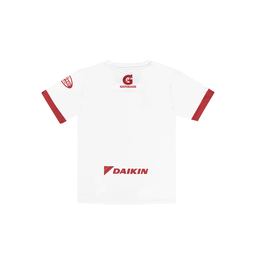 TRUE BANGKOK UNITED 2025/2026 THIRD KIDS JERSEY - WHITE/RED/WHITE