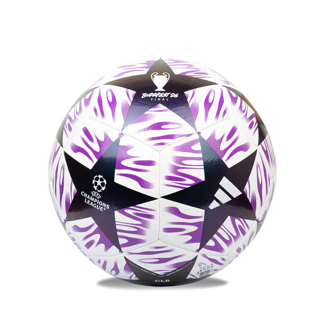 ADIDAS UCL CLUB FINAL BALL - WHITE/SHOCK PURPLE