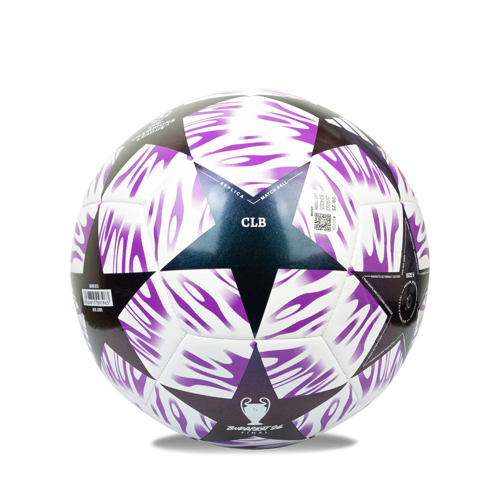 ADIDAS UCL CLUB FINAL BALL - WHITE/SHOCK PURPLE