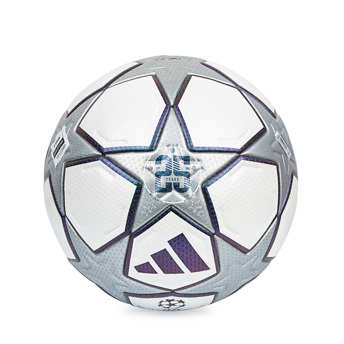 ADIDAS UCL PRO THIRD BALL - WHITE/SILVER MET