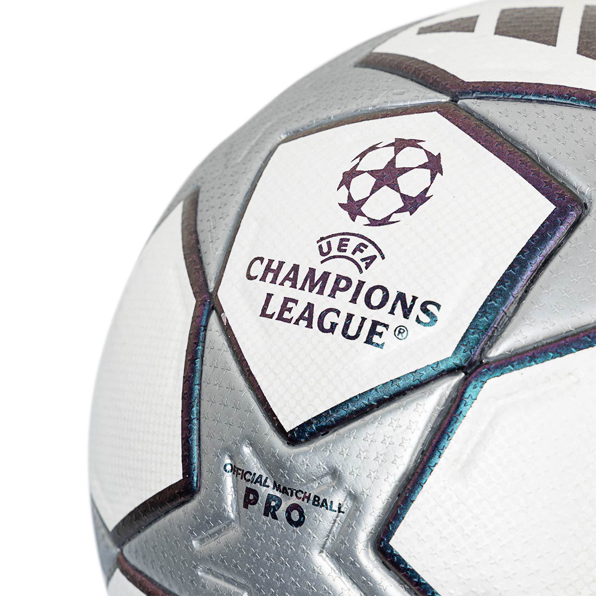 ADIDAS UCL PRO THIRD BALL - WHITE/SILVER MET