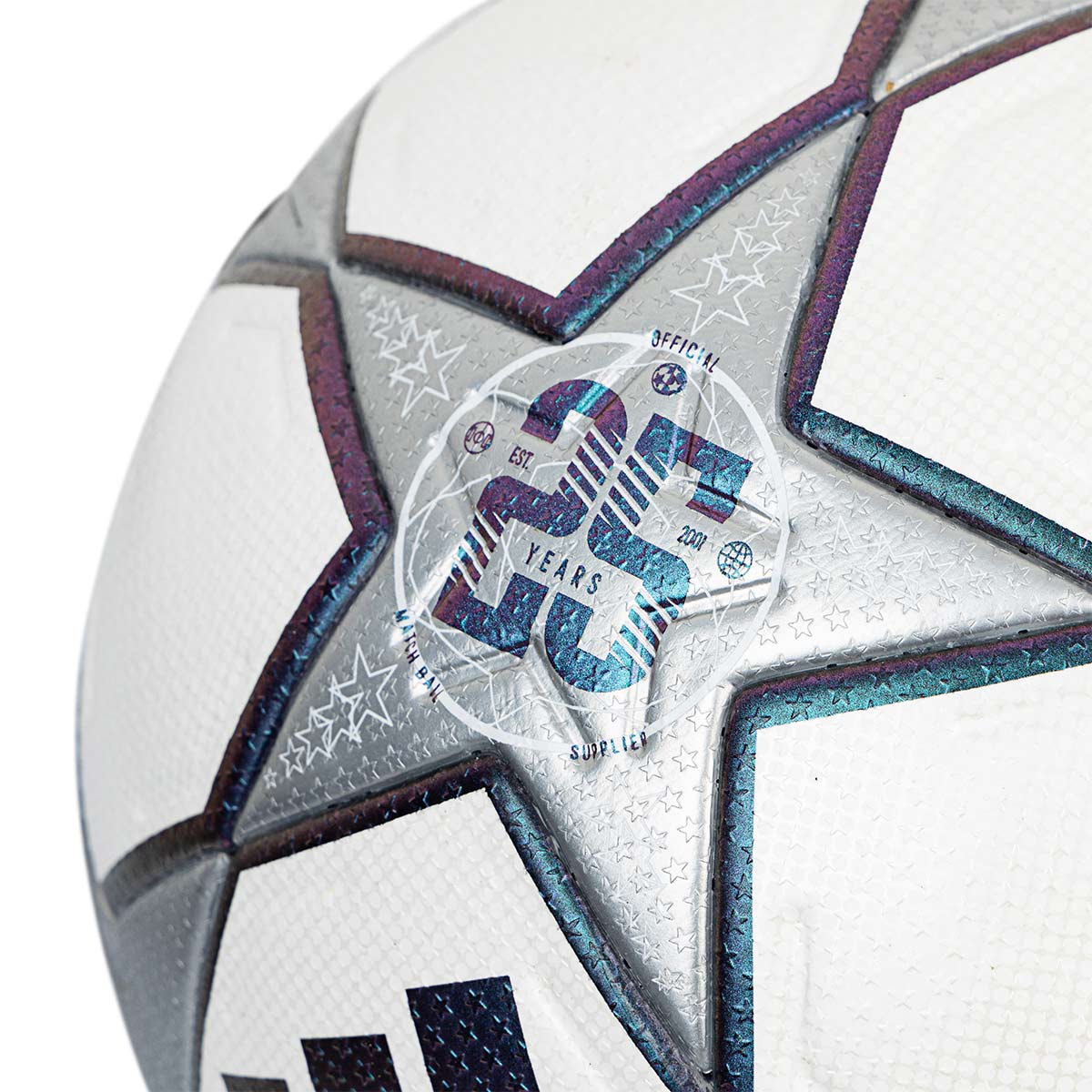 ADIDAS UCL PRO THIRD BALL - WHITE/SILVER MET