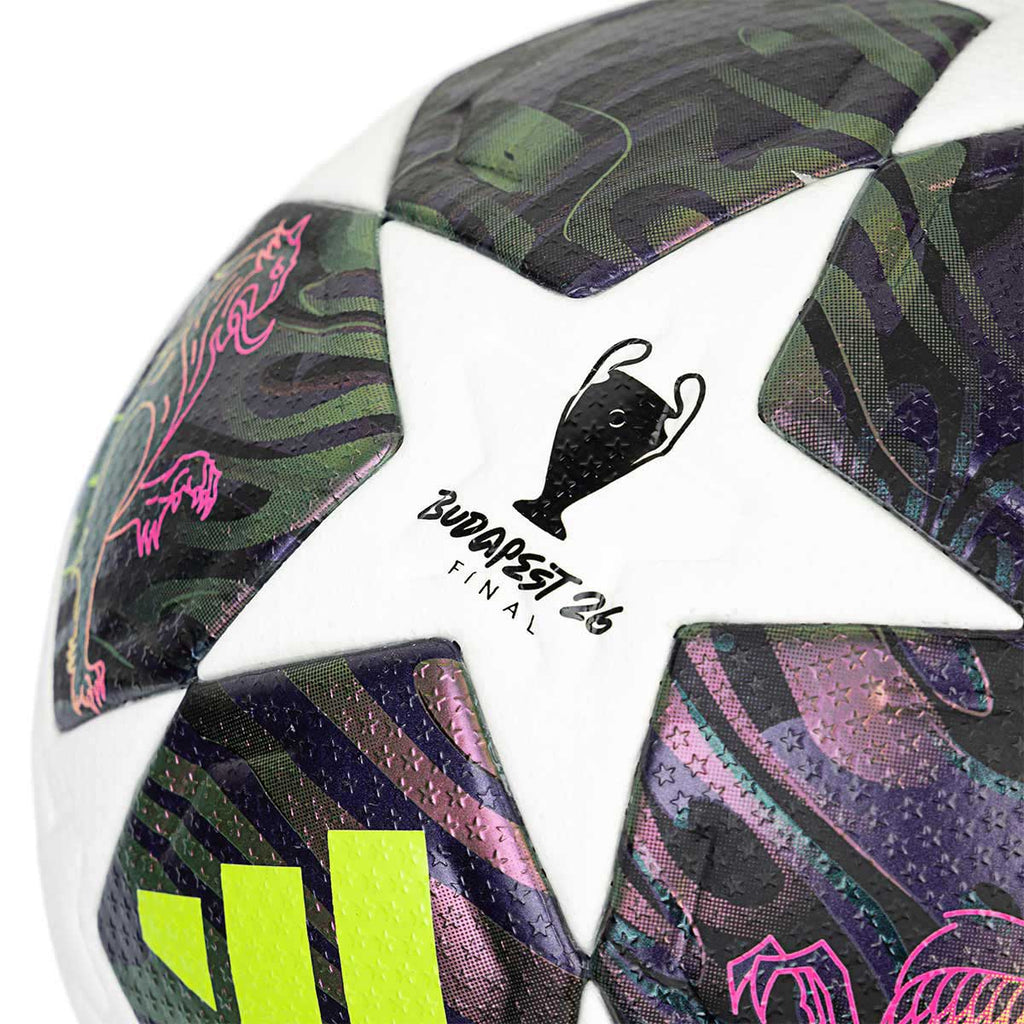 ADIDAS UCL PRO FINAL BALL - DARK PURPLE/WHITE/SOLAR YELLOW