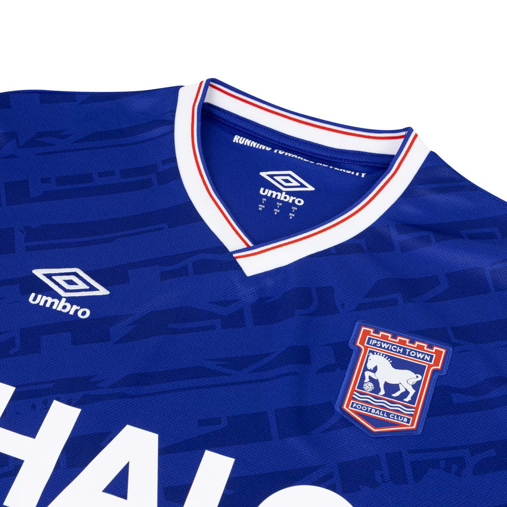 UMBRO IPSWICH TOWN 2025/2026 HOME REPLICA JERSEY - BLUE