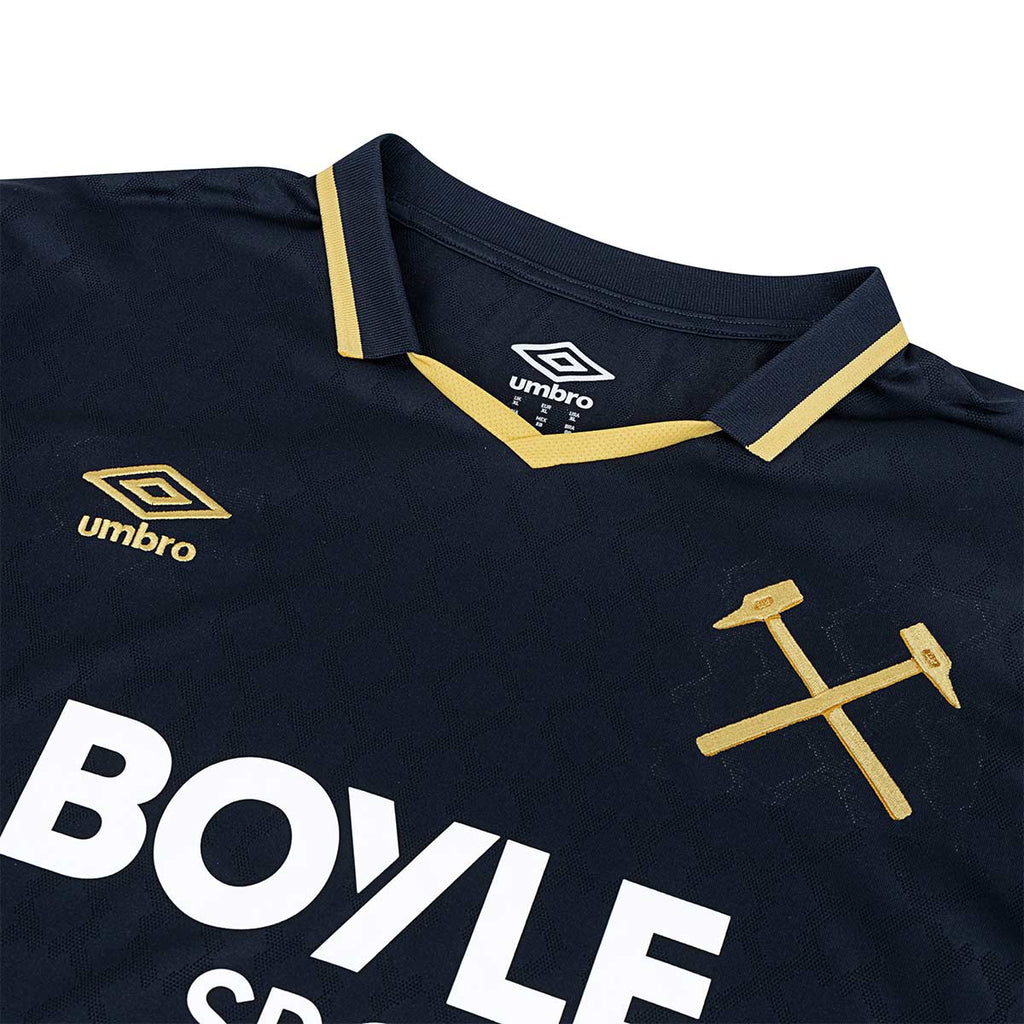 UMBRO WEST HAM 2025/2026 THIRD REPLICA JERSEY - BLACK