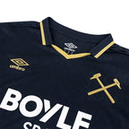 UMBRO WEST HAM 2025/2026 THIRD REPLICA JERSEY - BLACK