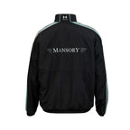UNDER ARMOUR ICON TRACK JACKET MANSORY - BLACK/TROPICAL TIDE/WHITE