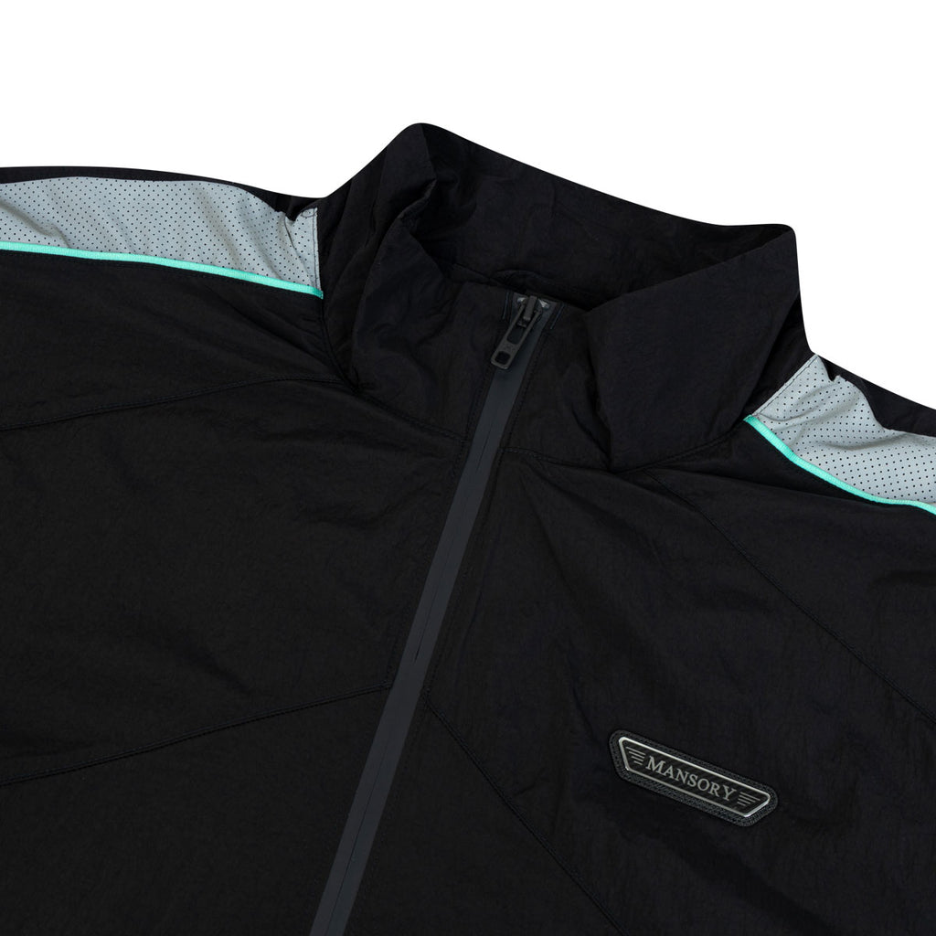 UNDER ARMOUR ICON TRACK JACKET MANSORY - BLACK/TROPICAL TIDE/WHITE