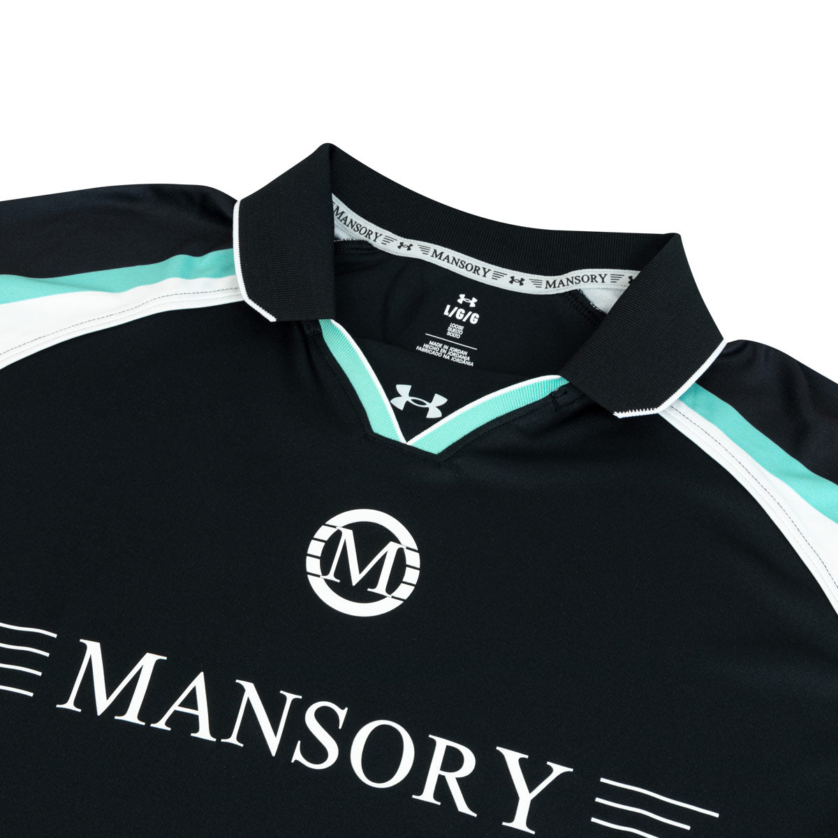 UNDER ARMOUR TERRACE JERSEY MANSORY - BLACK/CASTLEROCK