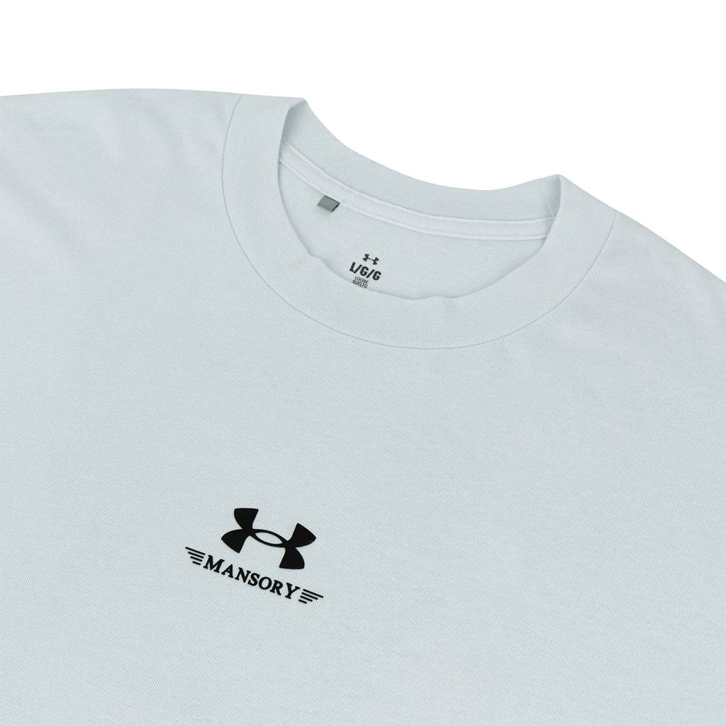UNDER ARMOUR FADE TEE MANSORY - DISTANT GRAY/STEEL/BLACK