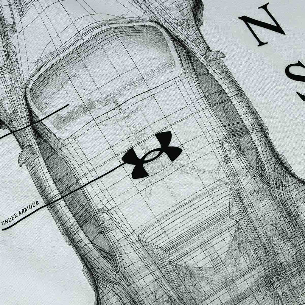 UNDER ARMOUR FADE TEE MANSORY - DISTANT GRAY/STEEL/BLACK