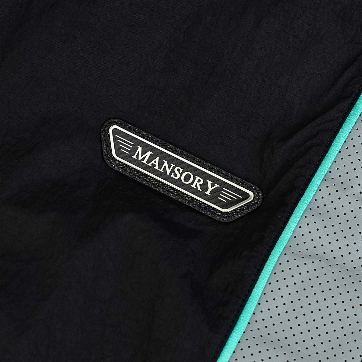 UNDER ARMOUR ICON TRACK PANTS MANSORY - BLACK/TROPICAL TIDE/WHITE