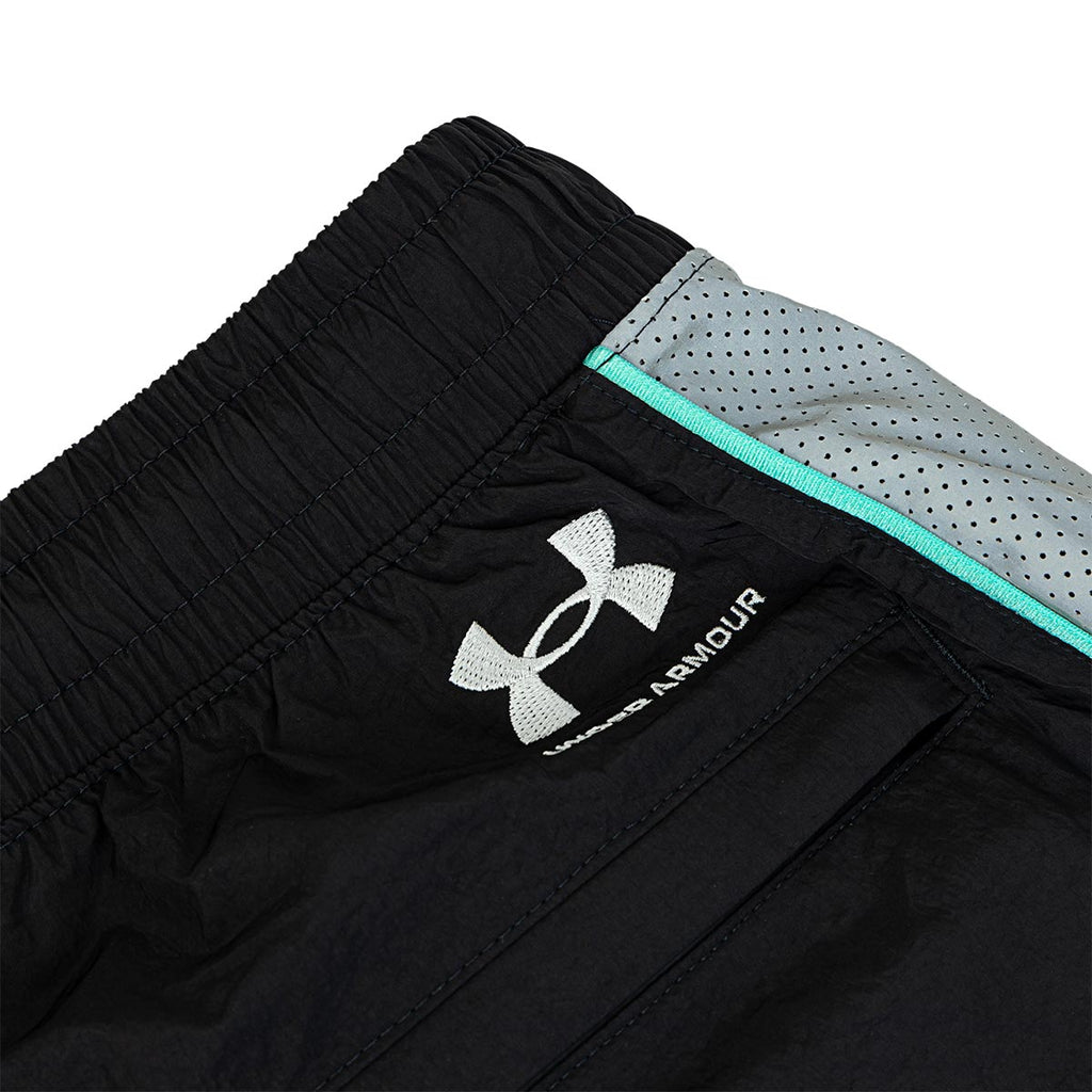 UNDER ARMOUR ICON TRACK PANTS MANSORY - BLACK/TROPICAL TIDE/WHITE