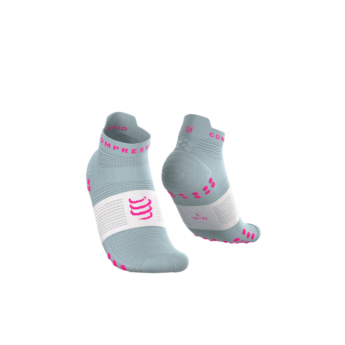 Compressport Pro Racing Socks V4 0 Run Low Ether Neon Pink