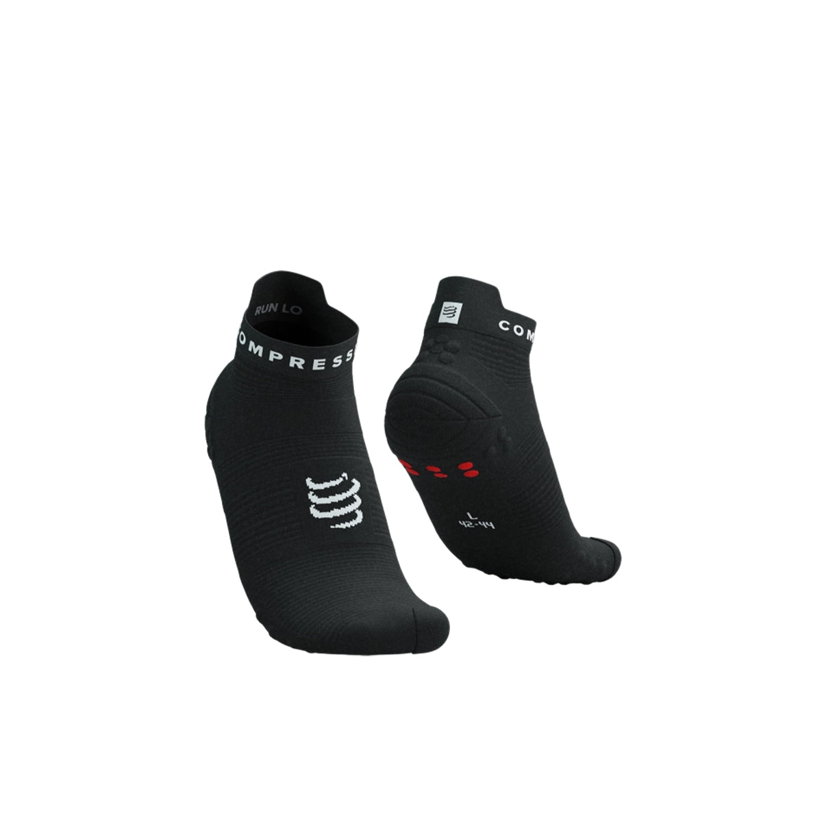 Compressport Pro Racing Socks V4 0 Run Low Black White