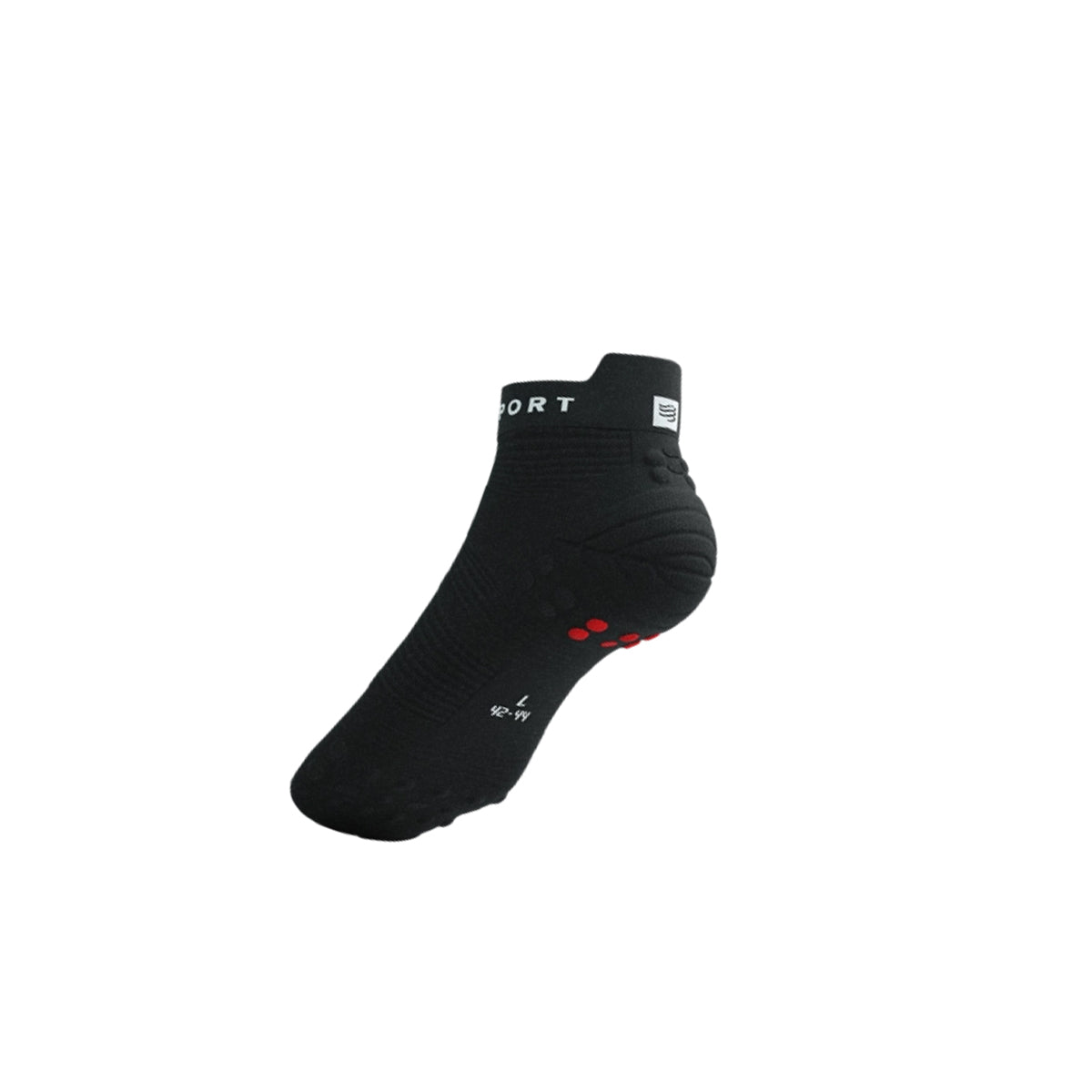 Compressport Pro Racing Socks V4 0 Run Low Black White